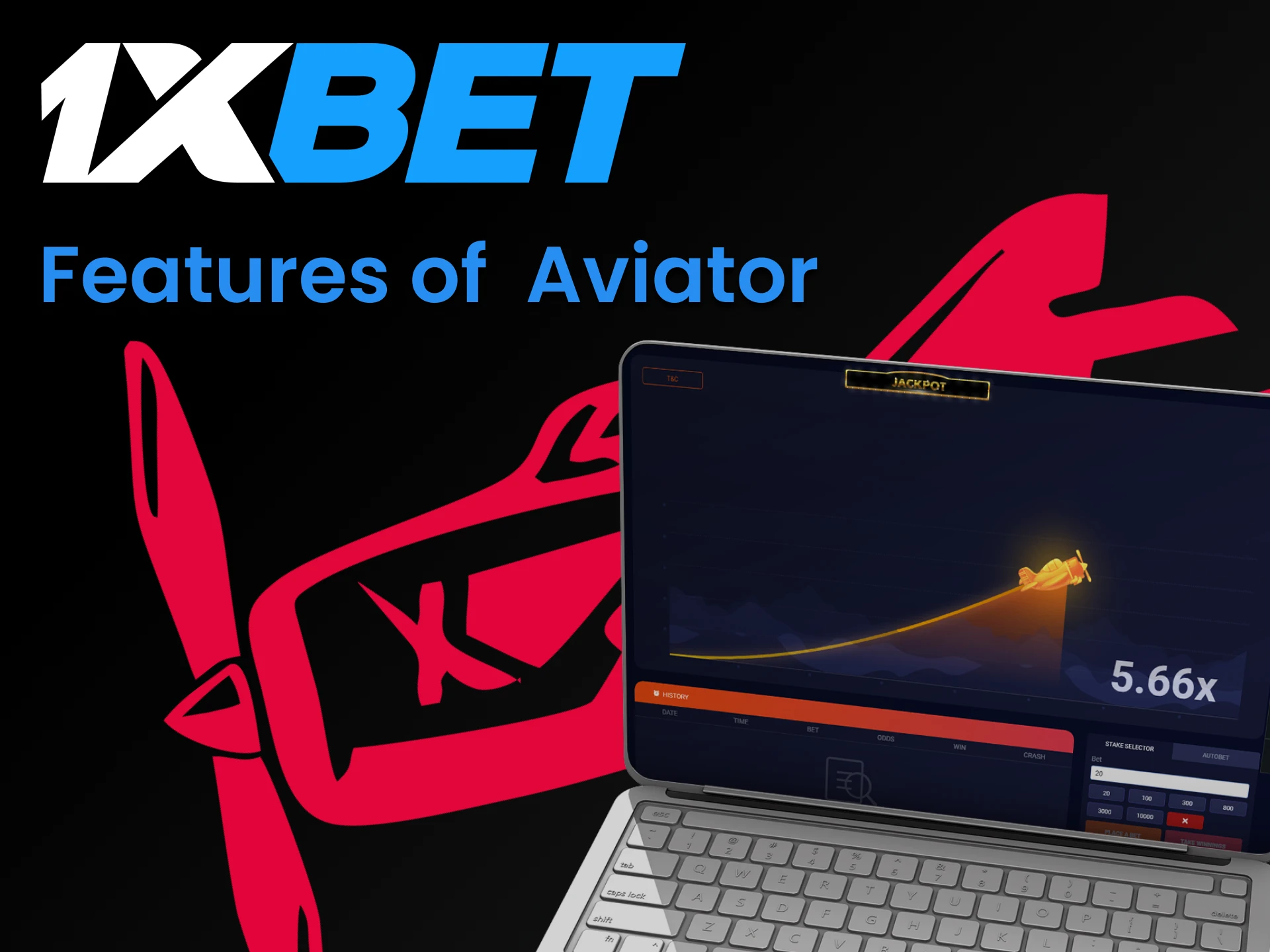 1xbet is constantly improving its service for playing Aviator.