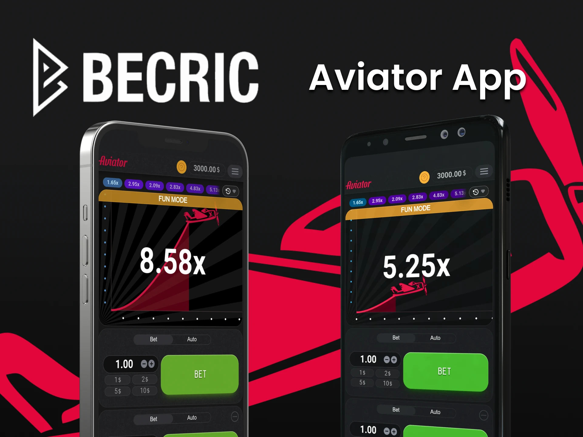 Download the Becric app to play Aviator.