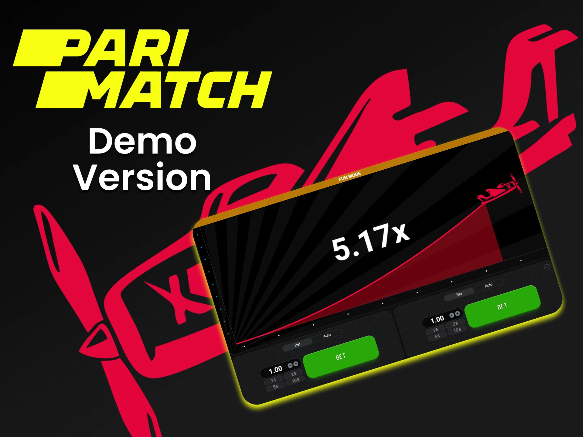 The Aviator game has a special training mode.