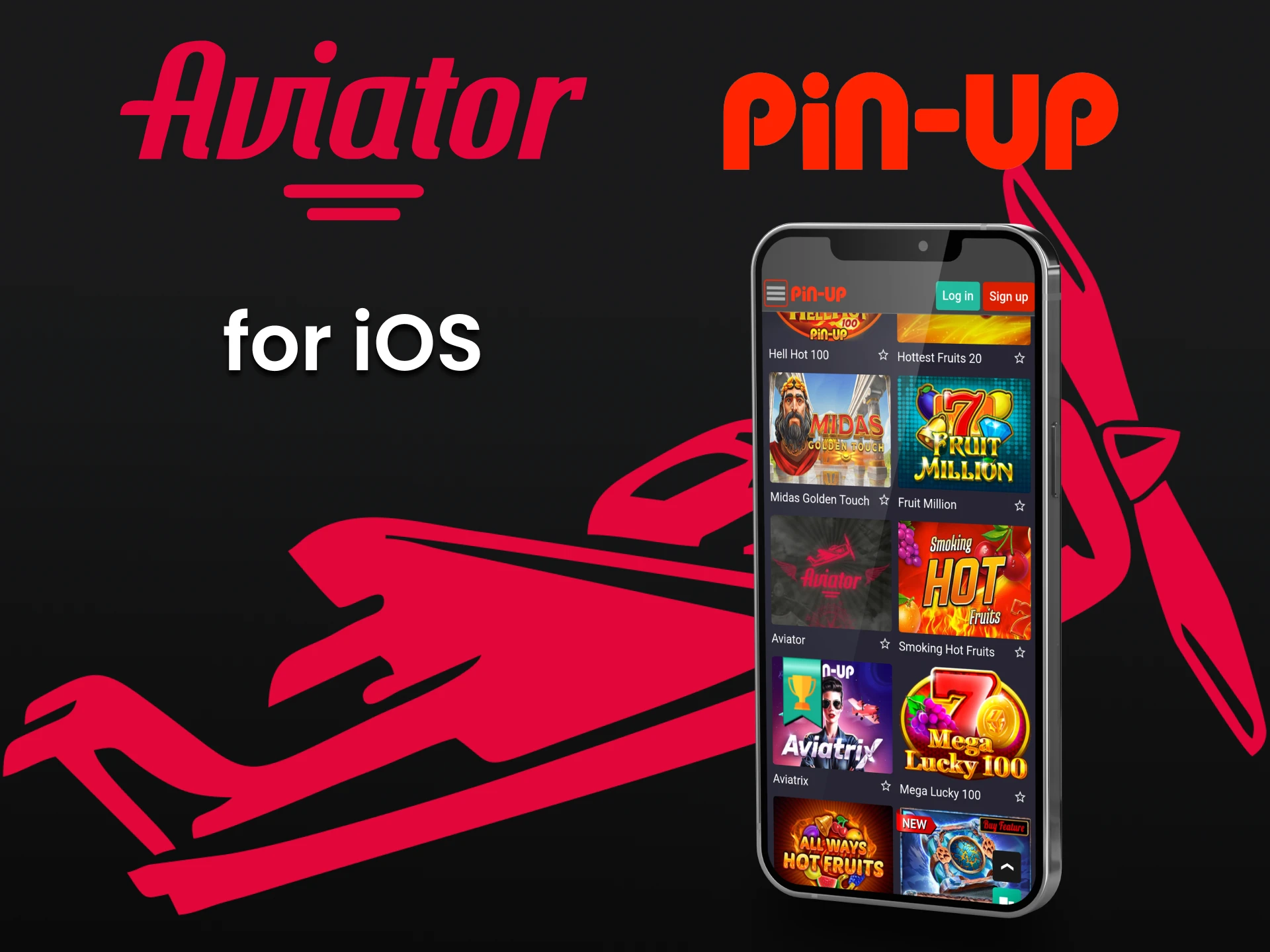 Download the Pin Up app for iOS to play Aviator.