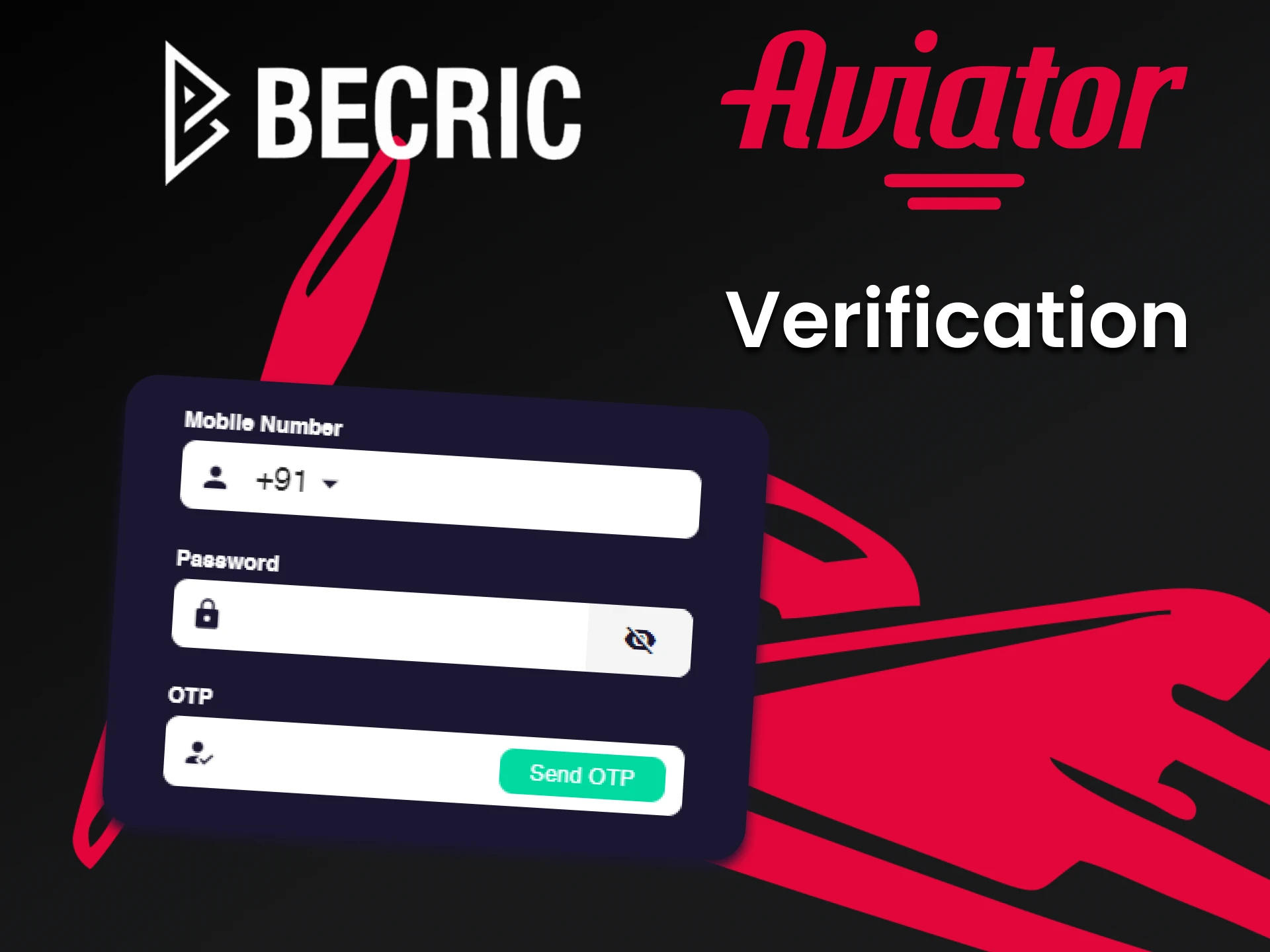 To fully use Becric, enter your personal data.