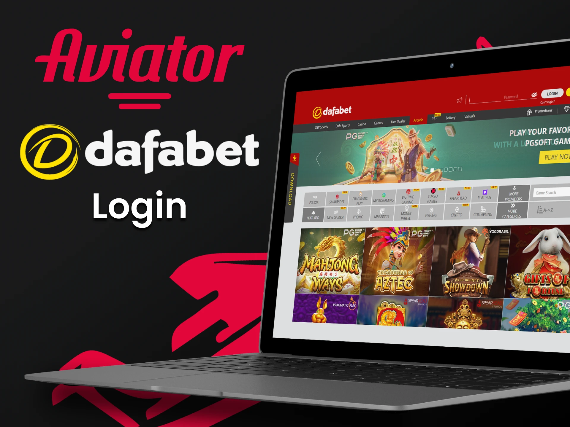 Log in to your personal Dafabet account to start playing Aviator.