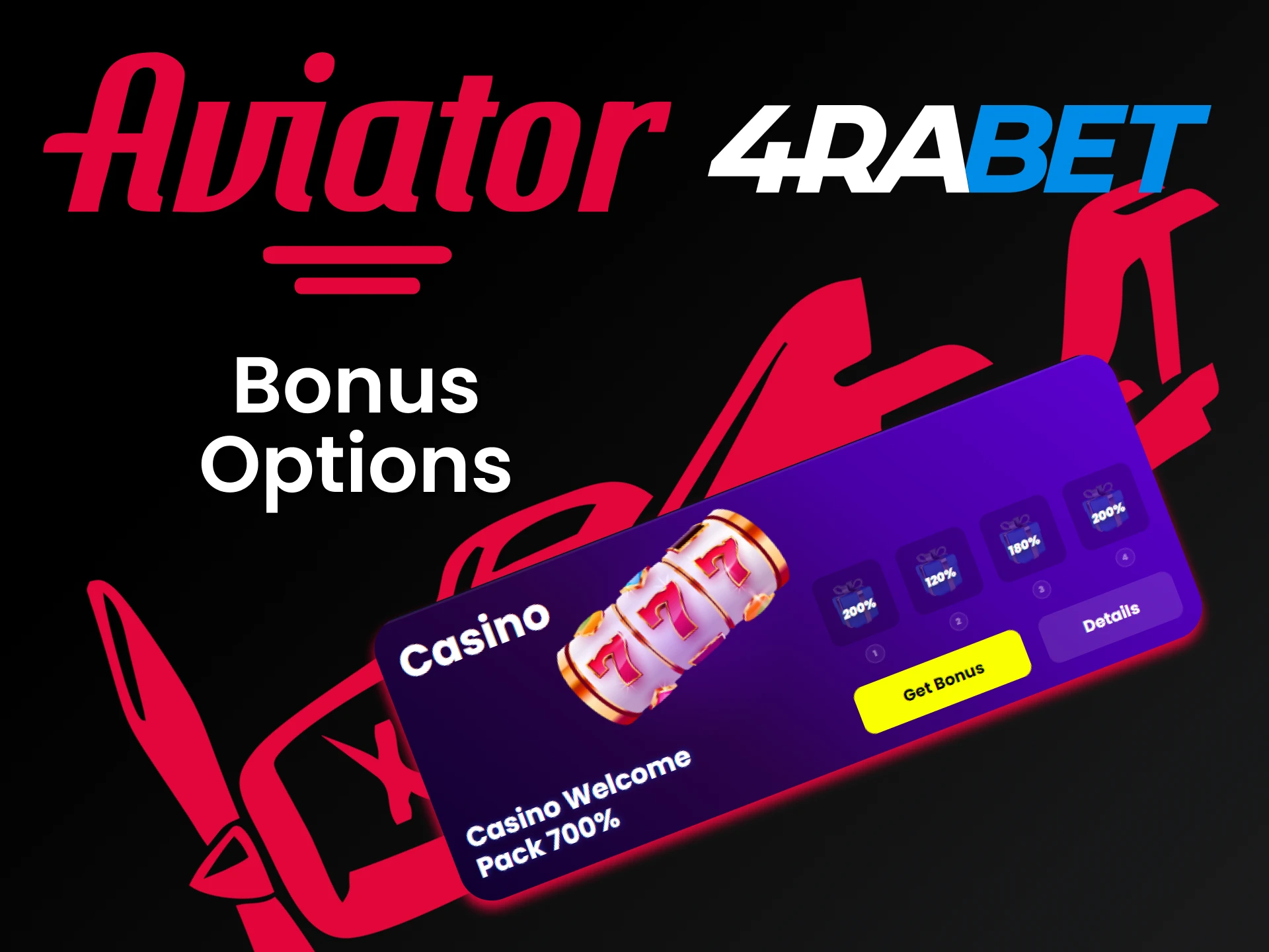Get a bonus from 4rabet for victories in the game Aviator.