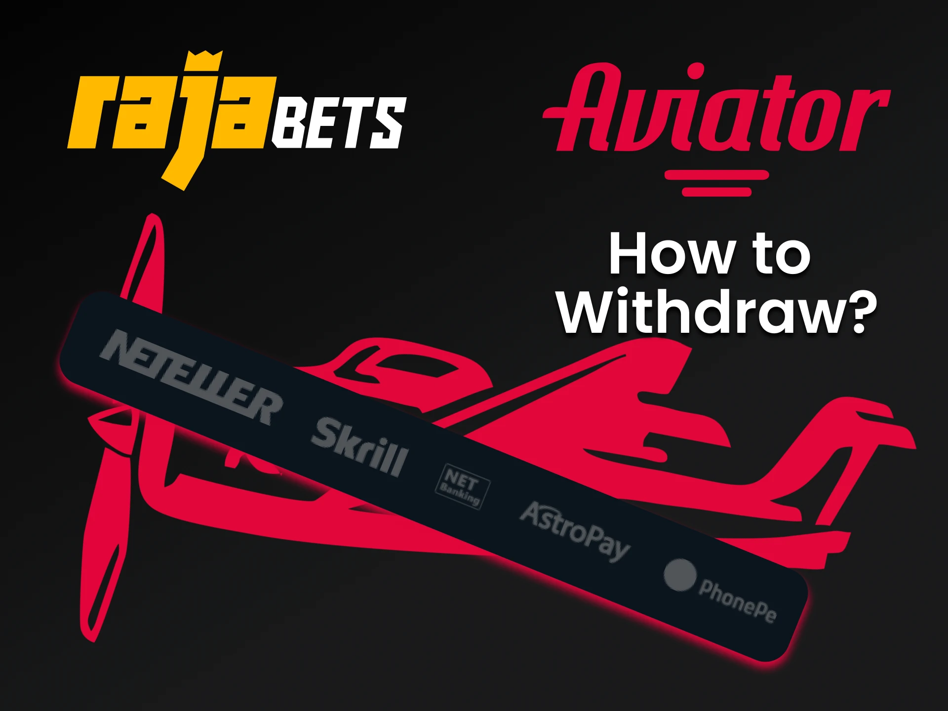 Find out how you can withdraw your funds from Rajabets.