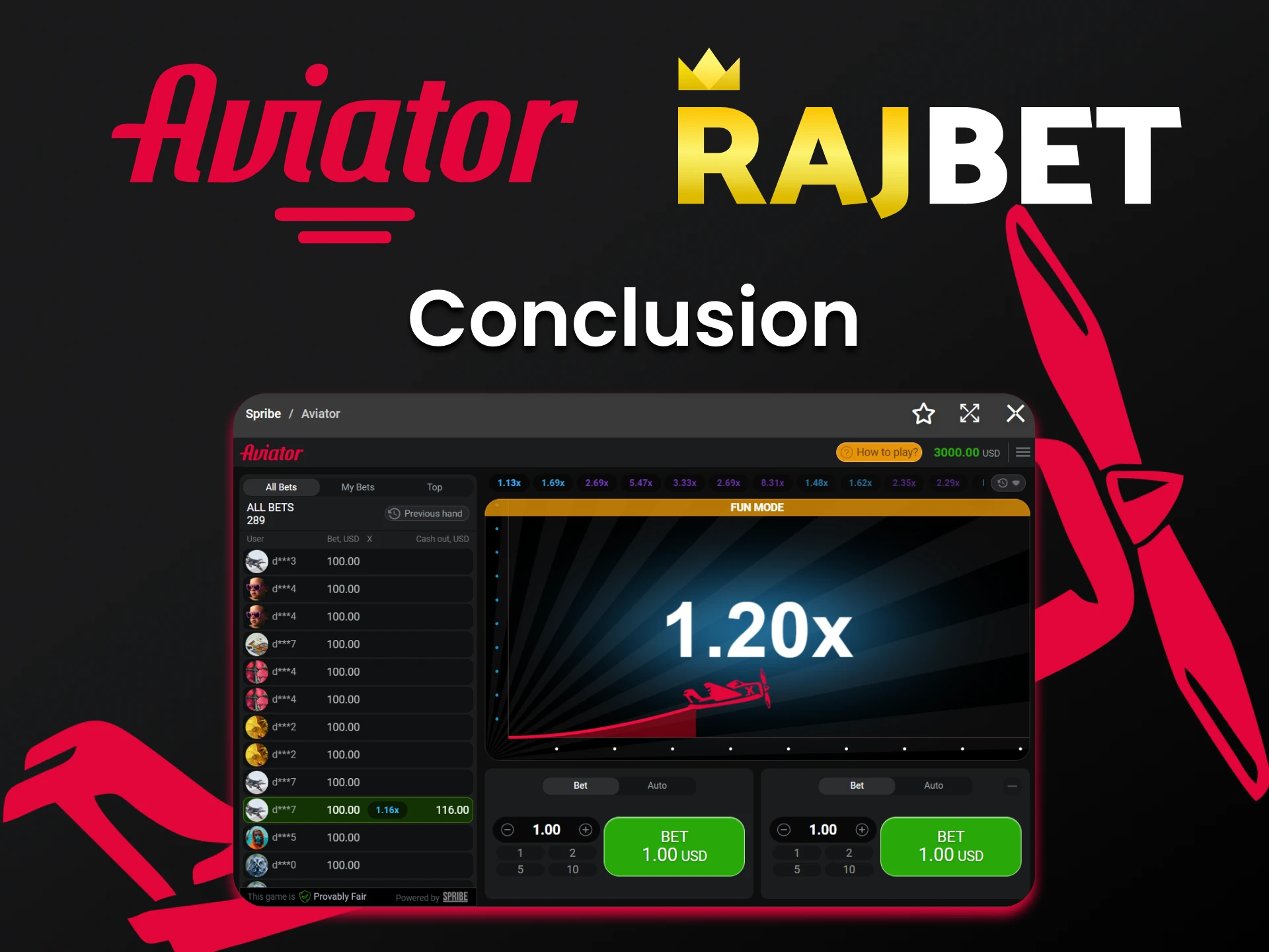 It is very convenient to play Aviator on Rajbet.