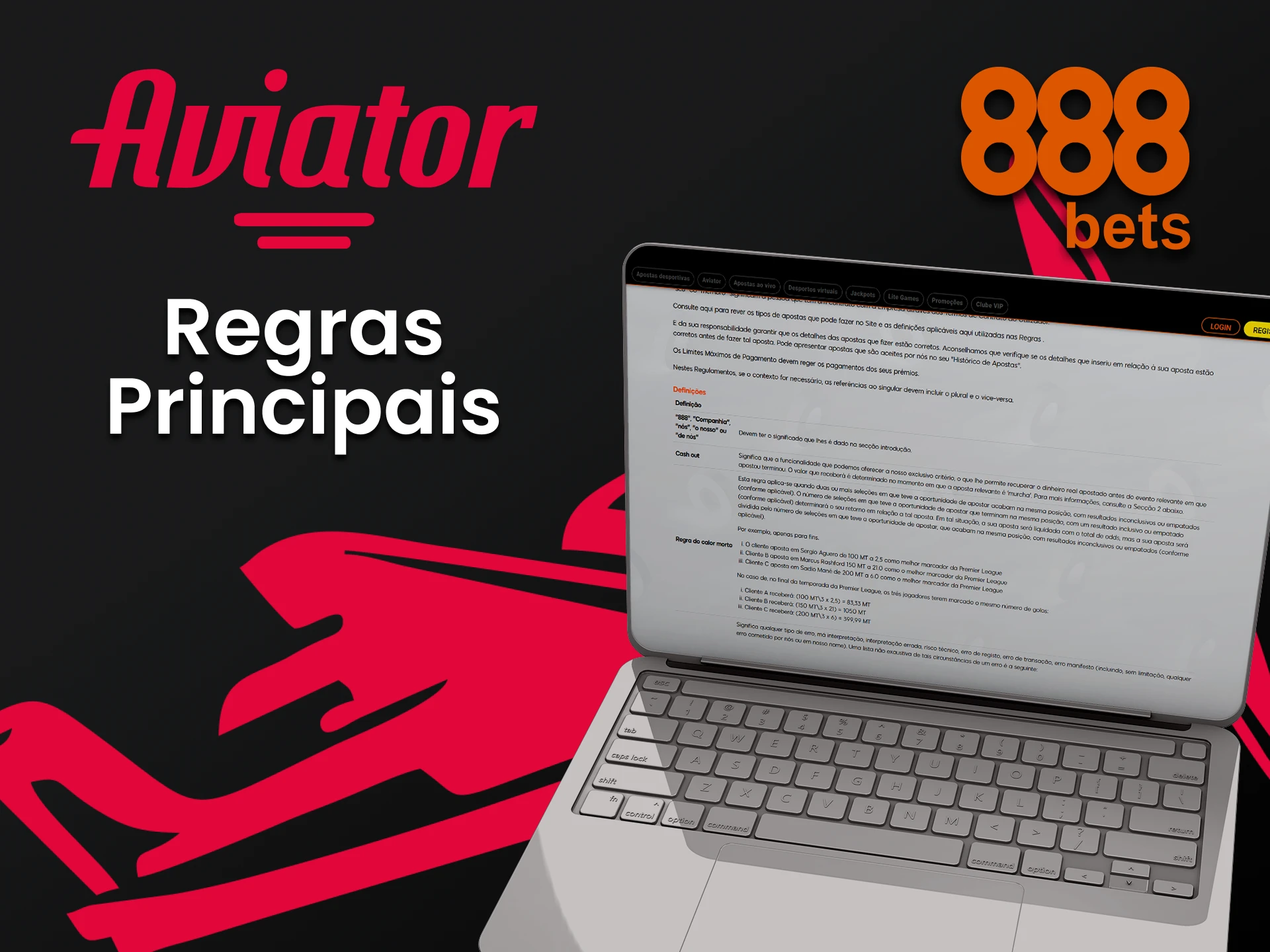 Conheça as regras do serviço 888bets.