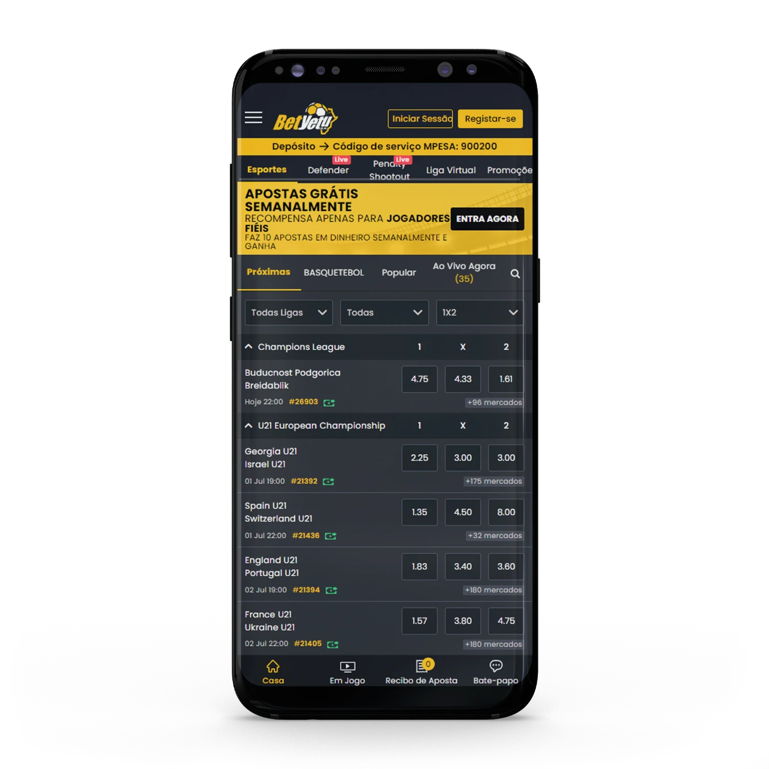 Instale o aplicativo Betyetu para obter o Aviator em seu dispositivo.