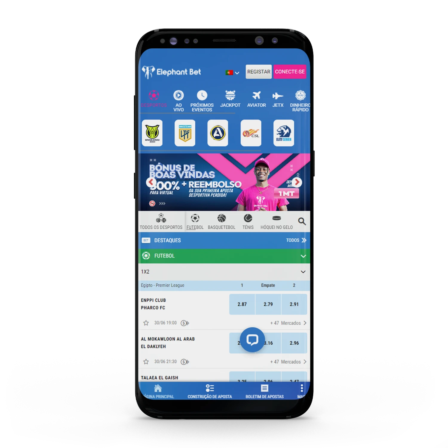 Instale o aplicativo Elephantbet para obter o Aviator em seu dispositivo.