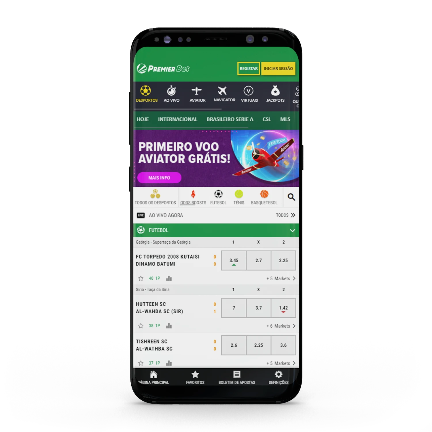 Instale o aplicativo Premierbet para obter o Aviator em seu dispositivo.