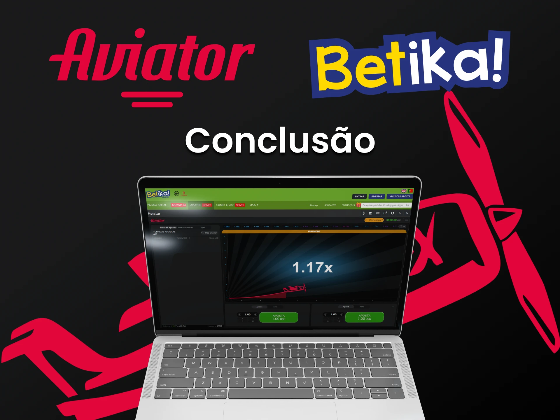 Betika é o serviço certo para jogar Aviator.