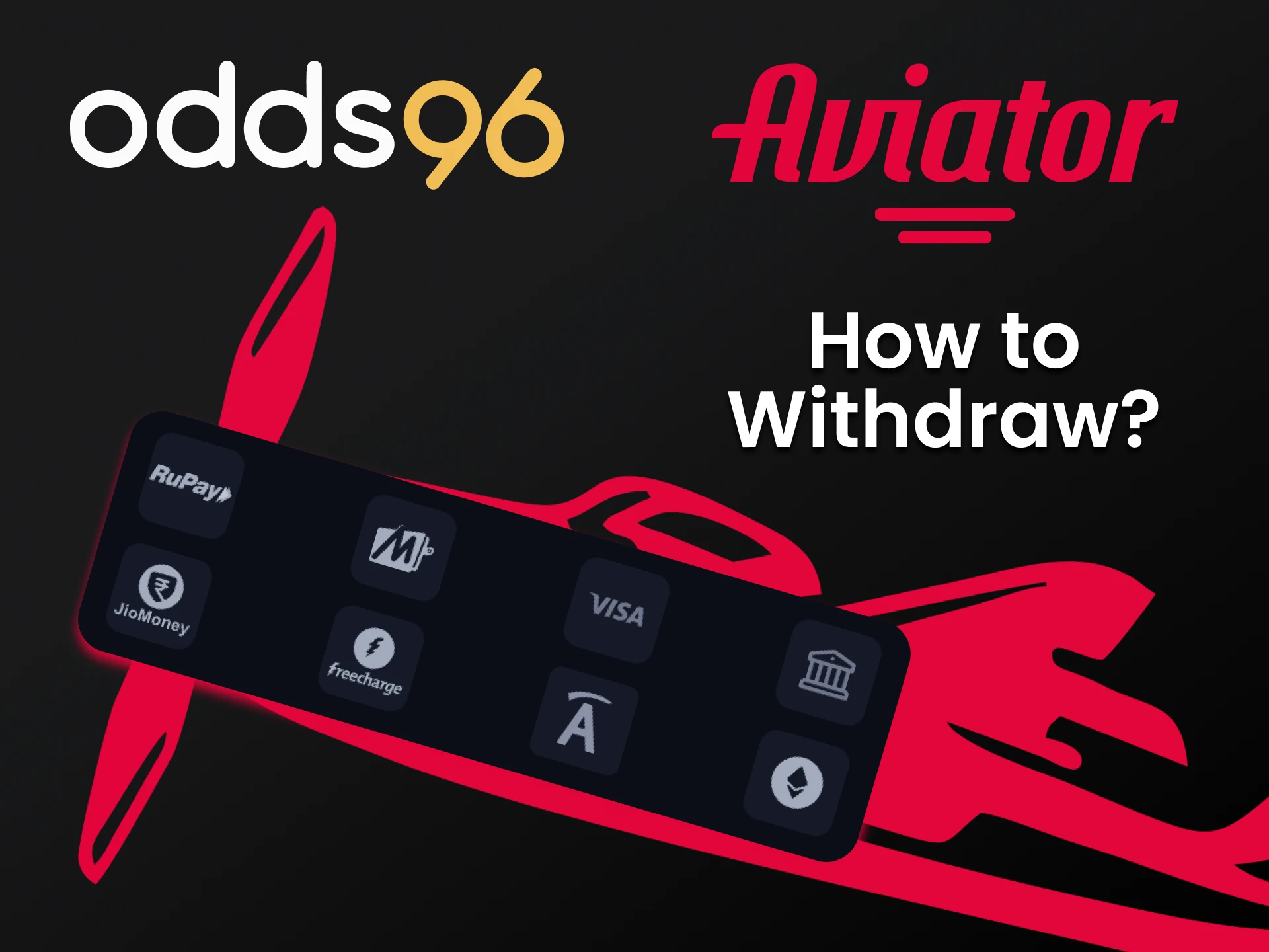 Withdraw funds in a convenient way from Odds96.