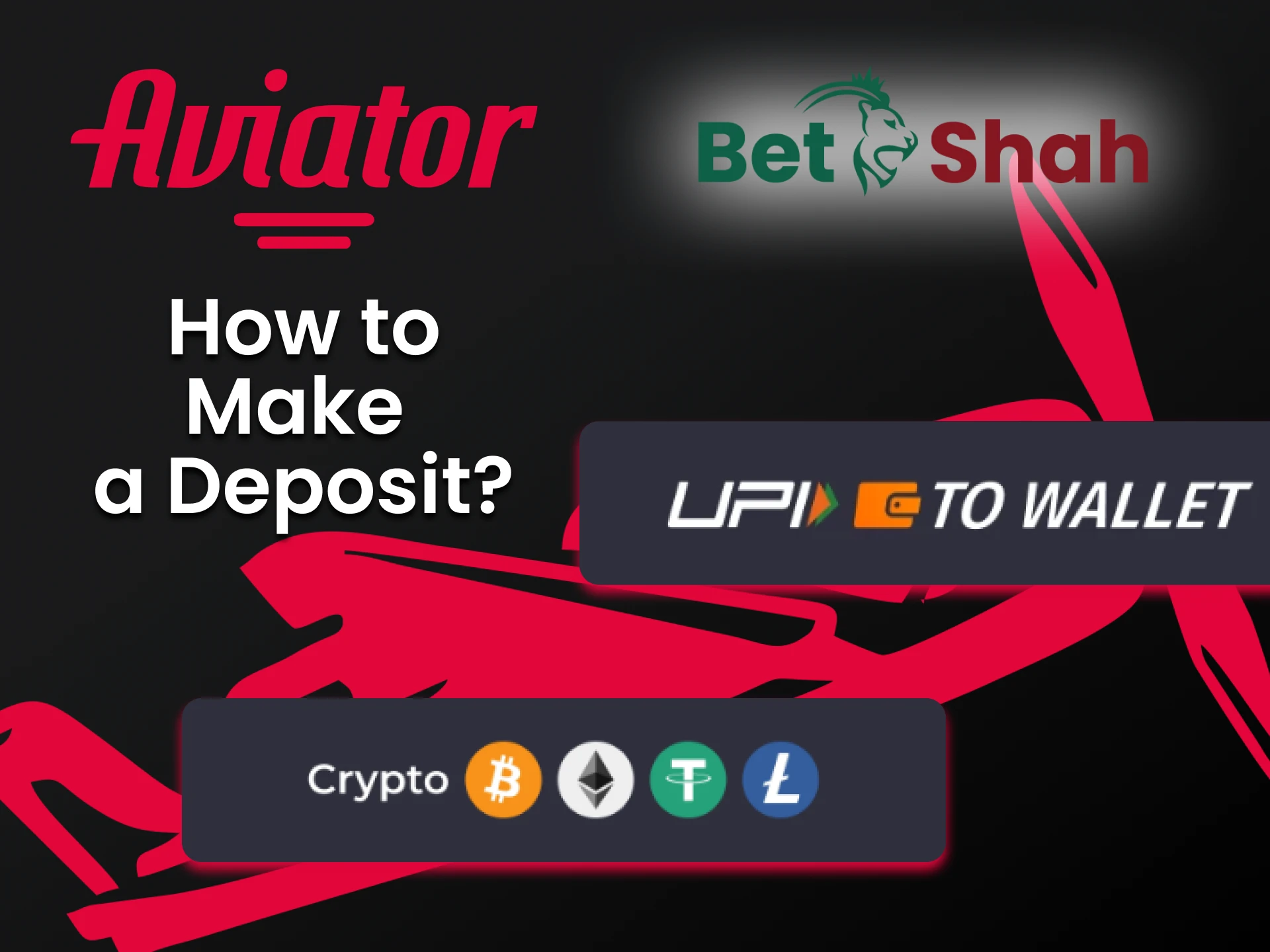 Choose a convenient way to replenish funds for the Aviator from BetShah.