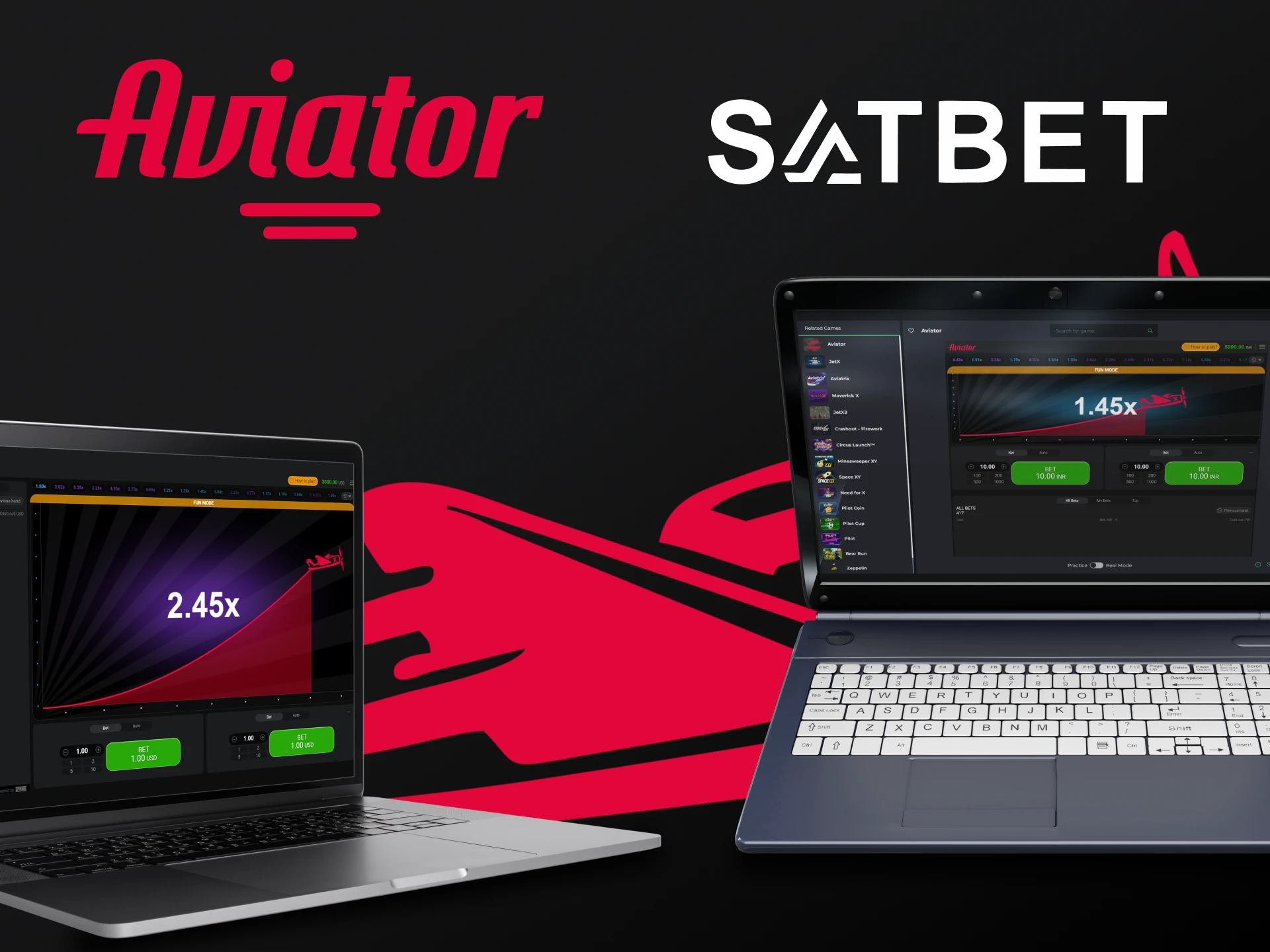 Choose your way of playing Aviator on Satbet.